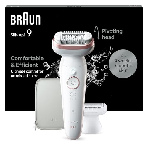 Entdecke das Braun Silk-épil 9 All-in-One Set – Epilierer, Rasierer & Trimmer für seidig-glatte Haut! Made in Germany, Modell 9-030 in Weiß/Flamingorosa. #Haarentfernung #Schönheit #Selbstpflege