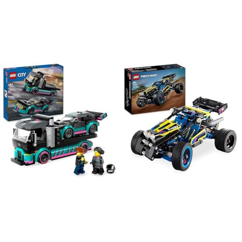 LEGO City Autotransporter mit Rennwagen & Technic Offroad Rennbuggy