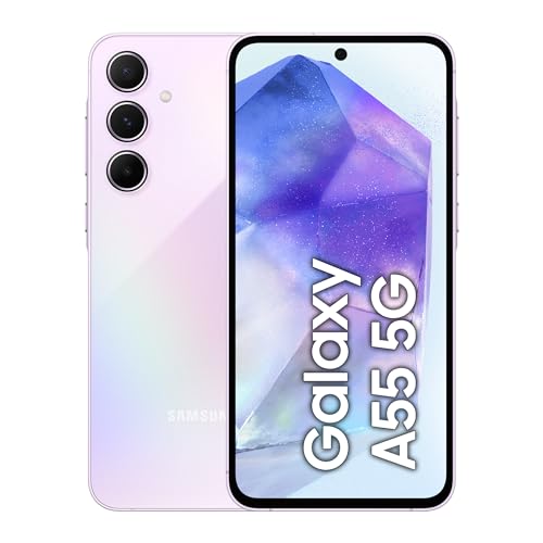 Entdecke das Samsung Galaxy A55 5G: 256 GB, 8 GB RAM, 50-MP-Kamera und 2 Tage Akkulaufzeit! 🔥 Vertragfreies Android-Handy in Awesome Lilac – jetzt mit 2,5 Jahren Garantie! #Samsung #Smartphone #5G