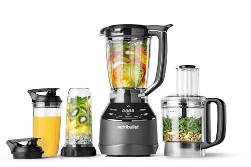 "Entdecke den NutriBullet Full Size Blender Combo – der ultimative elektrische Mixer für Profi-Küchen! 1200W Leistung, 1,89l Krug und praktische 946ml & 710ml Gläser. #Küchengeräte #Mixer #NutriBullet"