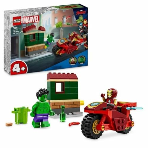 „Entdecke das LEGO Marvel Iron Man & Hulk Set! 🦸‍♂️🚴‍♂️ Perfektes Superhelden-Bauspielzeug für Kinder ab 4 Jahren! Sammelset mit Bike & Minifiguren – Ein ideales Geschenk! 🎁 #LEGO #Marvel #Spielzeug“