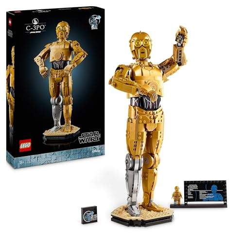 Entdecke den LEGO Star Wars C-3PO B: Baubarer Droide, perfektes Modell zum Sammeln und Ausstellen! Nostalgisches Geschenk für Fans! #LEGO #StarWars #C3PO #Sammlerstück #Fantasy75398