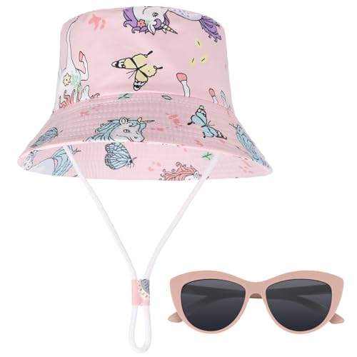 "Schütze dein Baby stylish: Faltbarer UV-Schutz Sonnenhut & Sonnenbrille Set! 🧢🌞 Perfekt für Sommerabenteuer am Strand - Ideal für Mädchen & Jungen! #BabyFashion #Sonnenhut #UVSchutz #Sommer"