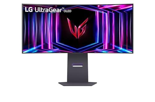 "Tauche ein in Gaming-Exzellenz: LG Electronics 34GS95QE-B.AEU UltraWide QHD OLED-Monitor (34", 3440x1440, 240Hz) - 0,03ms Reaktionszeit, HDR400, G-Sync & FreeSync! #GamingMonitor #OLED #UltraWide"