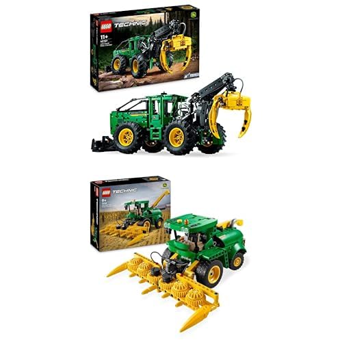 Entdecke das LEGO Technic John Deere-Bundle! 🎉 Enthält den 948L-II Skidder (42157) & 9700 Forage Harvester (42168) – Perfekt für schlaue Bau-Kids! 🚜👦👧 #LEGO #JohnDeere #Geschenkideen #Geburtstag