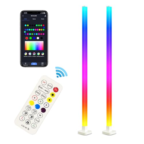 „Verwandle dein Wohnzimmer mit der JolyWell RGB LED Stehlampe! 🌈 2 dimmbare Lampen mit Fernbedienung, App-Steuerung, 16 Mio. Farben & 58 Szenenmodi für die perfekte Stimmung! #HomeDecor #SmartLighting“