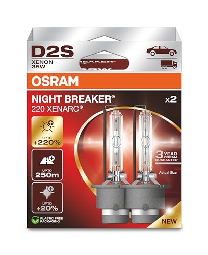 "Erleuchte die Nacht: OSRAM XENARC NIGHT BREAKER 220 D2S - +220% Helligkeit für Xenon-Scheinwerfer! Hol dir jetzt die optimale Lichtpower! #Xenon #Scheinwerfer #OSRAM #Nachtbreakers"