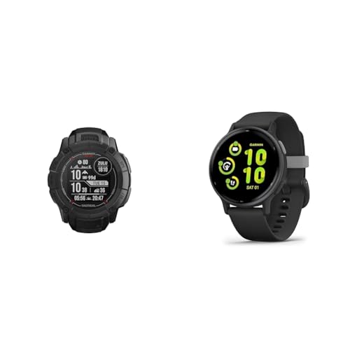 Entdecke die Garmin Instinct 2X Solar: Unendliche Akkulaufzeit, GPS-Superpower & die Vivoactive 5 mit 1,2" AMOLED & Fitness-Features! #Garmin #Smartwatch #FitnessTracking #Akkulaufzeit #Gesundheit