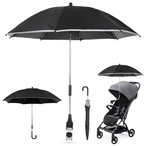 "Entdecke den perfekten DAJASD Kinderwagen Sonnenschirm: UV Schutz 50+, 85CM universal, 360° verstellbar & abnehmbar für optimalen Sonnenschutz! ☀️ #Sonnenschutz #Kinderwagen #ElternTipps"