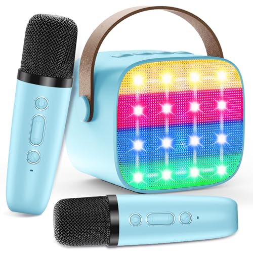 🎤 Entdecke die ultimative Karaoke Maschine für Kinder! 🚀 Mini Karaoke mit 2 Mikrofonen, perfekt für Mädchen & Jungen (3-12 Jahre). Tragbarer Bluetooth-Lautsprecher mit Effekten & LED! #Karaoke #KinderSpielzeug #Geschenkideen