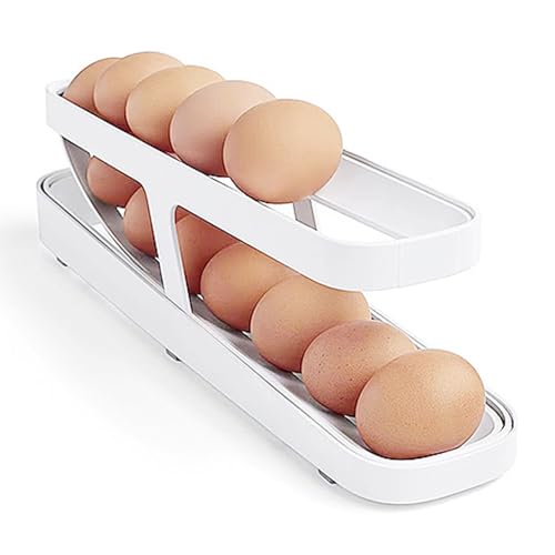 "MAXIMIEREN SIE IHREN KÜHLSCHRANK! 🥚 STQDEU Eierspender-Organizer für 20 Eier - Praktisches, Stapelbares Design für Ordnung & Frische! 🥚✨ #Eieraufbewahrung #Küchenorganizer #STQDEU"