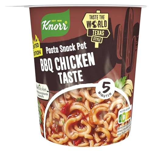 🚀 Schnelle Genussreise: Knorr Taste the World BBQ Chicken Pasta Snack Pot – Deine leckere 5-Minuten-Mahlzeit in praktischer 61g-Portion! 🍝✨ #Knorr #PastaSnack #SchnelleKüche #LeckerIn5Minuten