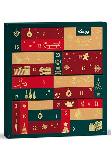 Kneipp Adventskalender 2024 - Hochwertiger Adventskalender mit 24 Beauty Überraschungen für den Wellness Moment - Für Dich selbst oder zum Verschenken