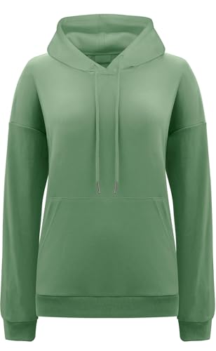 "Stylischer Cindeyar Hoodie für Damen: Einfarbiger Winter Kapuzenpullover! Ideal für Casual-Looks. Hol dir jetzt deinen grünen Hoodie in Größe M! #Cindeyar #Damenmode #Winterstyle"