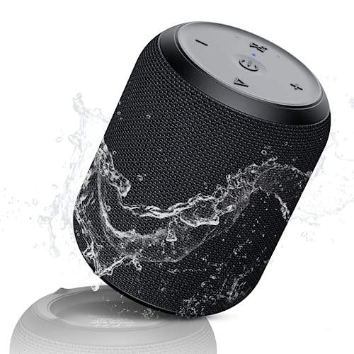 NOTABRICK Bluetooth Lautsprecher,Musikbox Bluetooth mit SD/TF Karte/AUX,Bluetooth Box mit IPX67 Wasserdicht,12h Spielzeit,Dual Pairing,Tragbarer Kabelloser Lautsprecher für Badezimmer&Outdoor