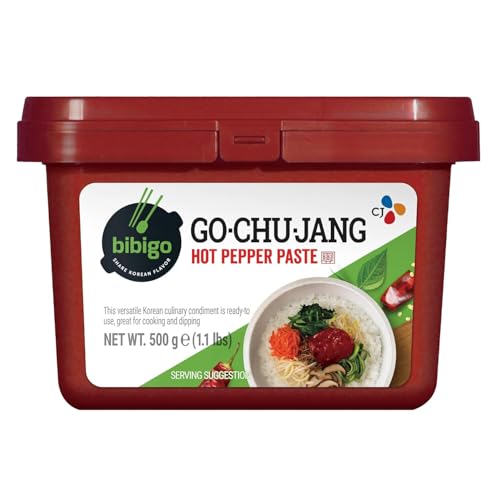 "Sensationeller Geschmack: Bibigo Gochu-Jang Chili Paste – Die perfekte koreanische Schärfe für Marinaden, Reis & Suppen! 🍽️🔥 500 g im Spar-Abo für Genießer! #KoreanischKochen #Gochujang"