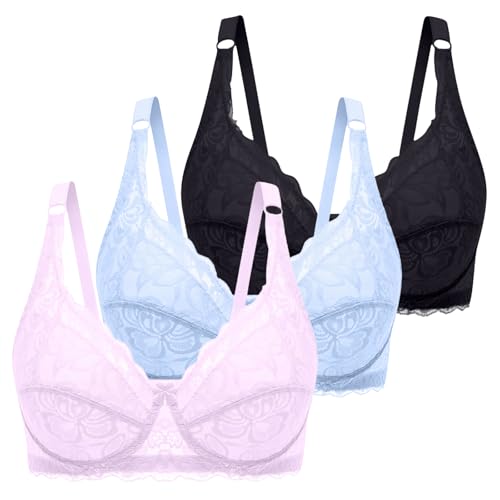 Entdecke das XCXC 3er Pack Damen BH: Sexy, klassisch & ohne Bügel! Push-Up, Spitze & verstellbare Träger für ultimativen Komfort im Alltag. #DamenBH #Lingerie #Komfort #Mode #Wohlfühlen