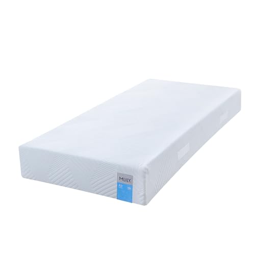 MLILY Matratze Air | IGR Zertifiziert, 90 x 200cm, 2in1 Liegehärten mittel/Fester, kühl/wärmer, ergonomische 7 Zonen AirCell/CoolFlex/BlueFlowSchaum SEAQUAL Oeko-TEX 100, CertiPUR